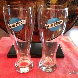 Blue Moon Pilsner Glasses